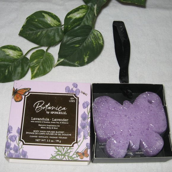 Botanica By Spongelle Lavender Body Wash Infused Buffer Sealed NIB - Picture 4 of 5